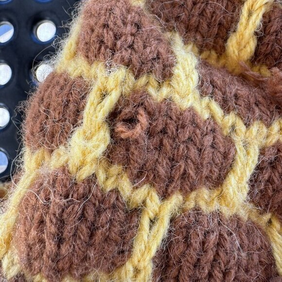 Andes Gift Giraffe Knit Winter Hat‎ Pom-Poms For Kids Acrylic Alpaca Blend OS - Picture 4 of 8